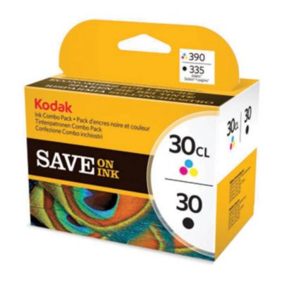 Kodak 30B / 30CL Ink Cartridge, Black, Tri-Colour Combo Pack, 3952355 Kodak 30B / 30CL Ink Cartridge, Black, Tri-Colour Combo Pack, 3952355